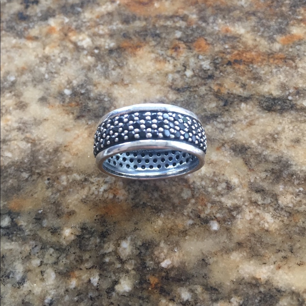 Silpada "Jet Setter" .925 Sterling silver ring
